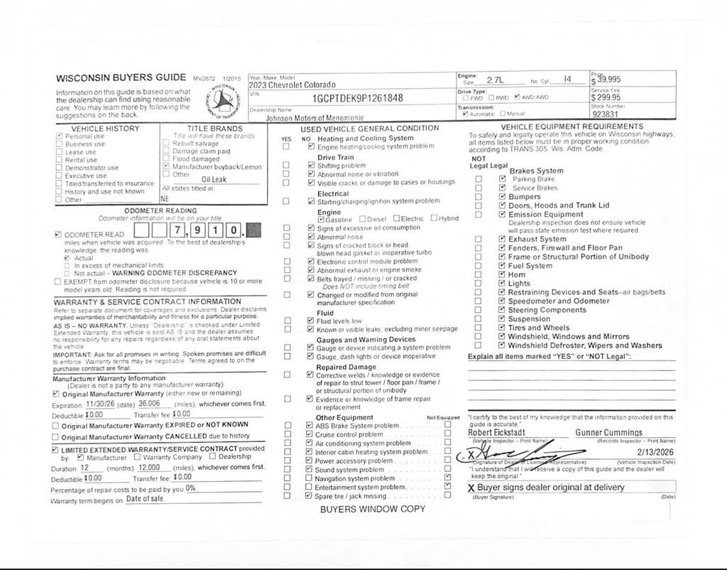 2023 Chevrolet Colorado Z71