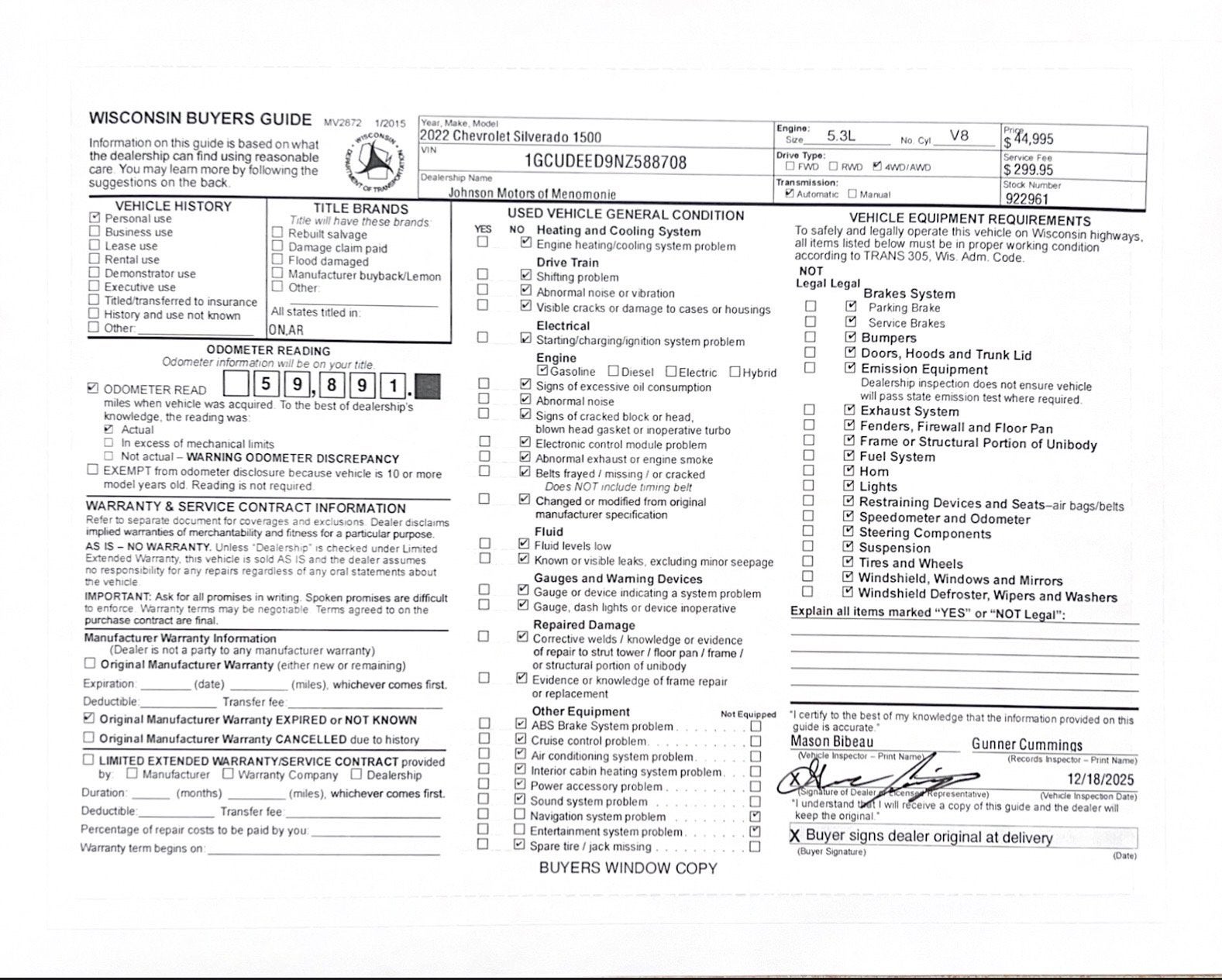 2022 Chevrolet Silverado 1500 RST