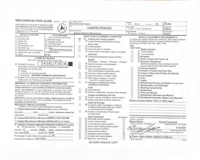 2023 Chevrolet Tahoe Z71