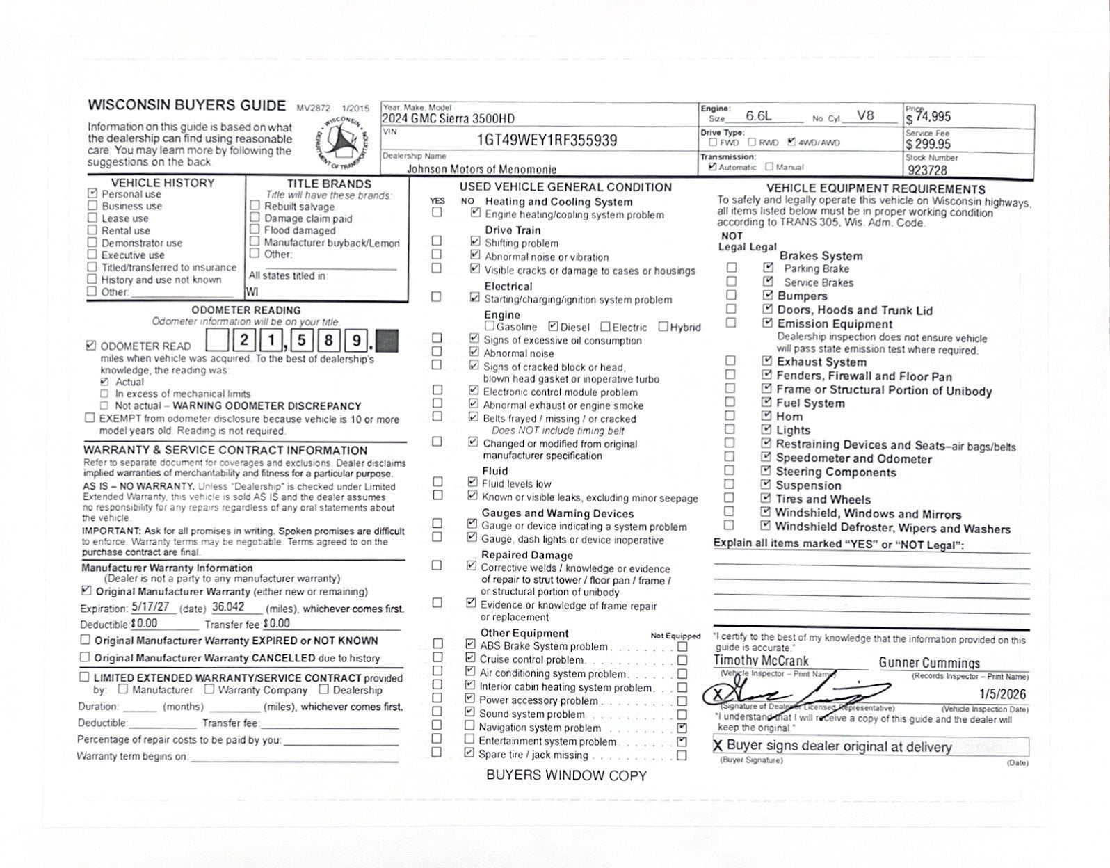 2024 GMC Sierra 3500 HD Denali