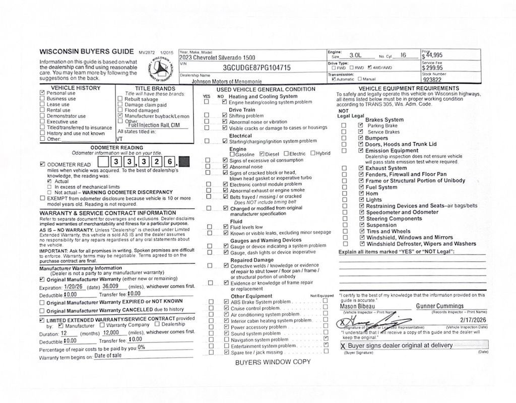 2023 Chevrolet Silverado 1500 LTZ