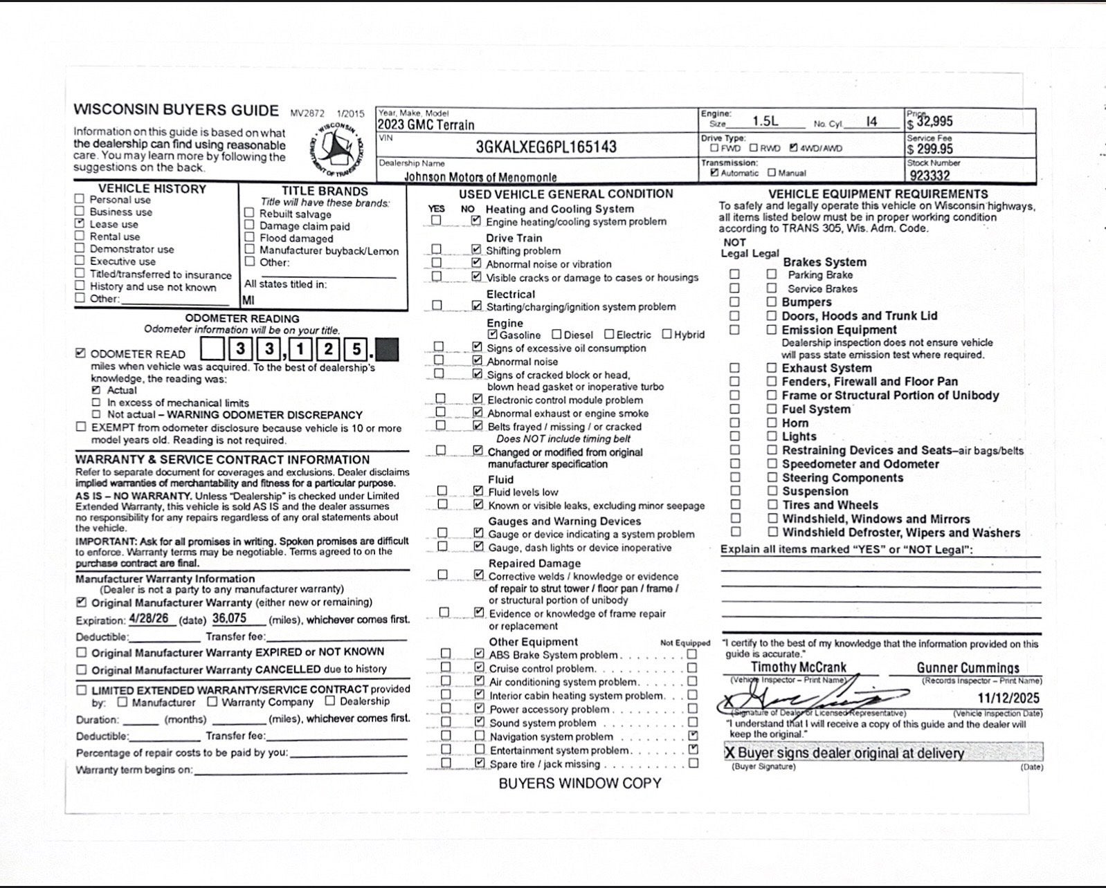 2023 GMC Terrain Denali