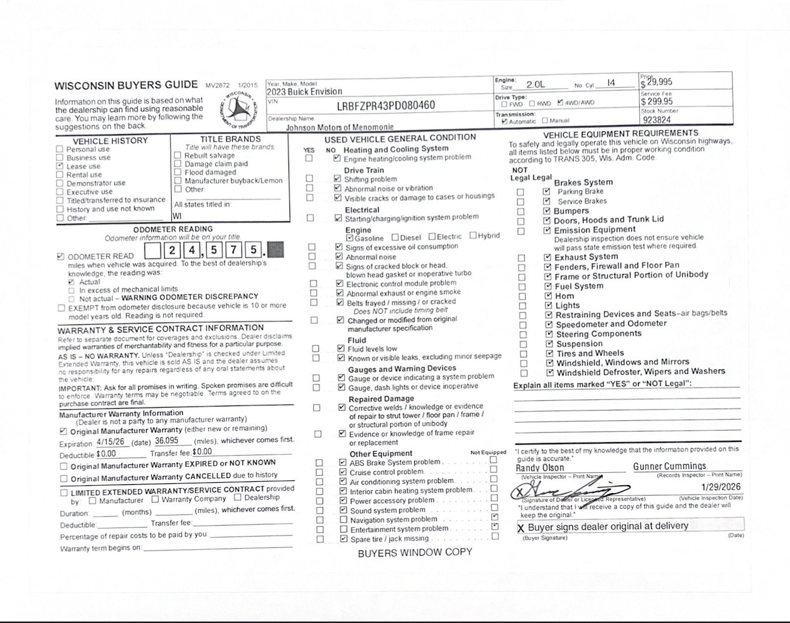 2023 Buick Envision Essence