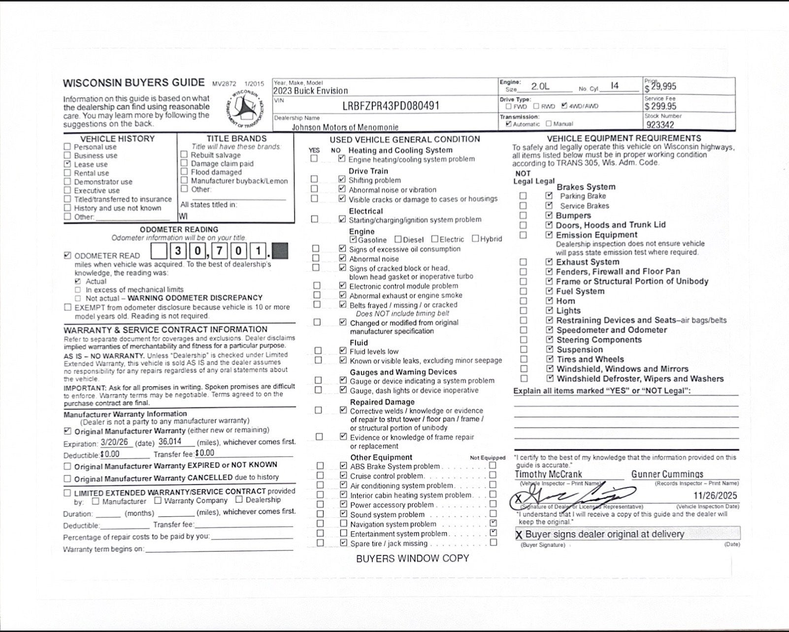 2023 Buick Envision Essence