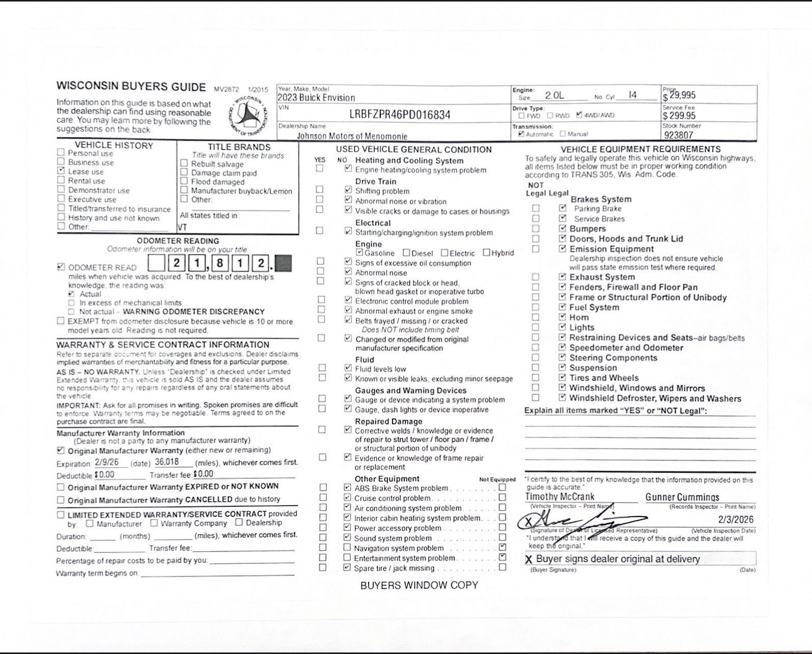 2023 Buick Envision Essence