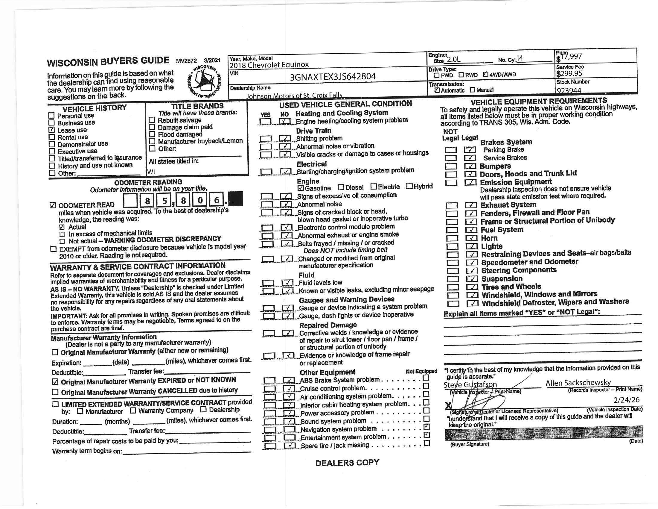 2018 Chevrolet Equinox LT