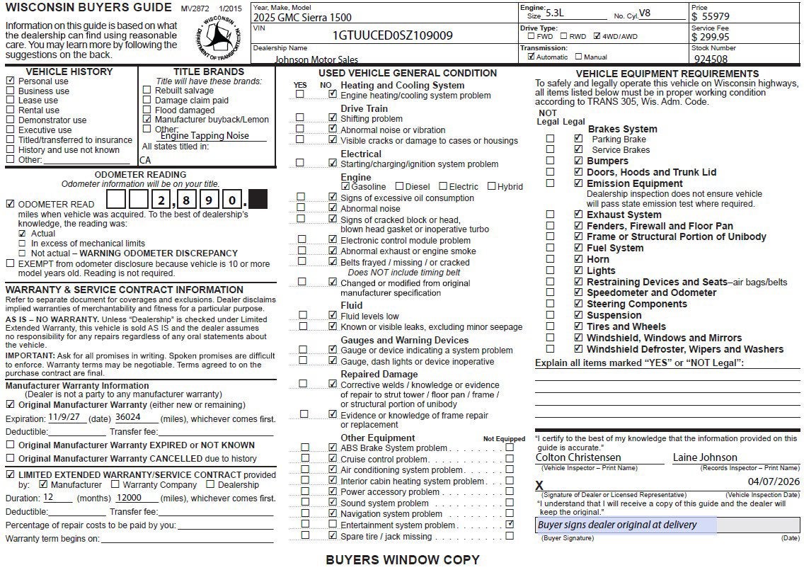 2025 GMC Sierra 1500 Elevation
