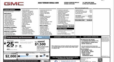 2026 GMC Terrain Denali