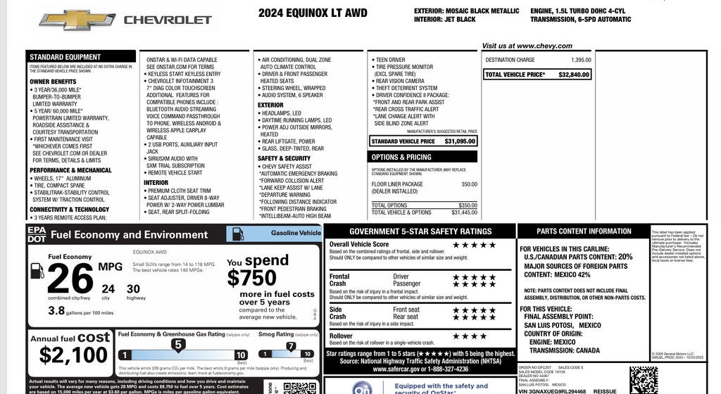 2024 Chevrolet Equinox LT