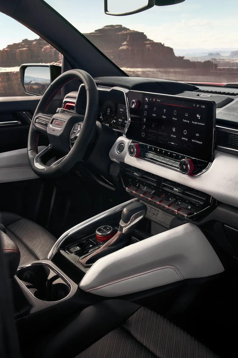 2026 GMC Canyon infotainment system at Johnson Motors of Menomonie in Menomonie WI
